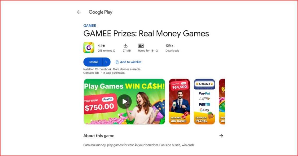 Game Khel Ke Paise kamane Wala App