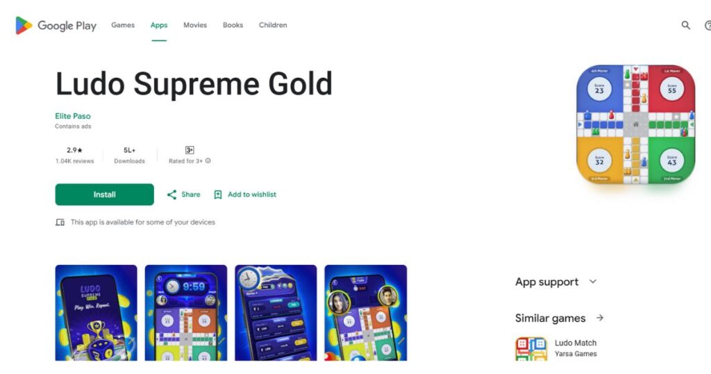 Ludo Supreme Gold