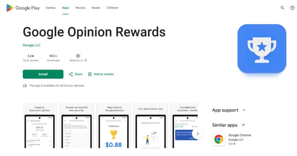 Google Opinion Rewards