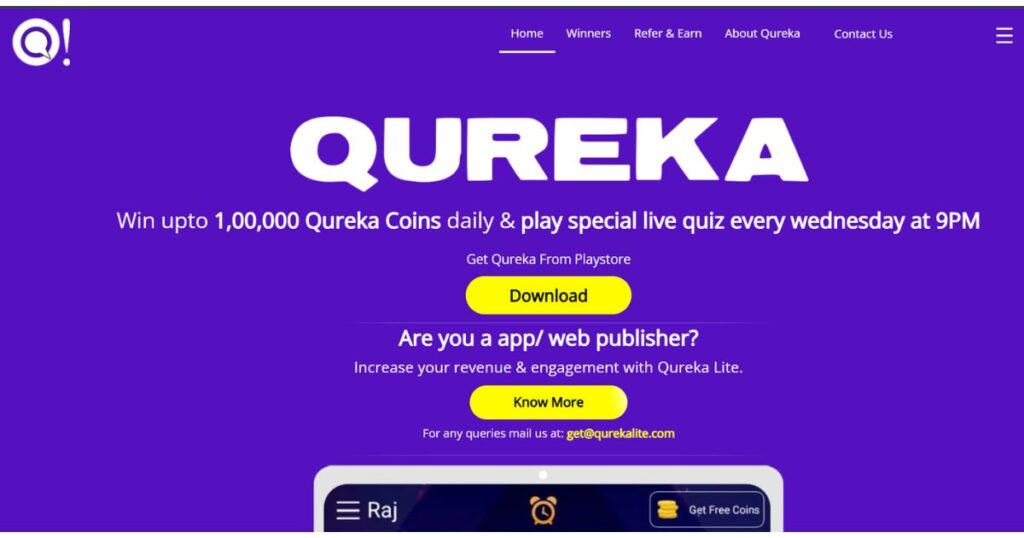 Qureka Quiz App