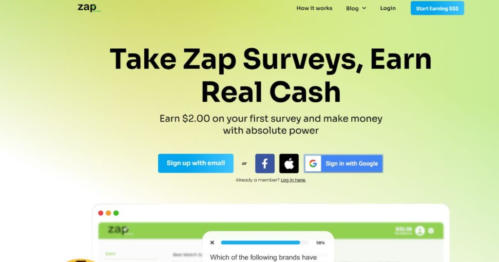 Zap Surveys App